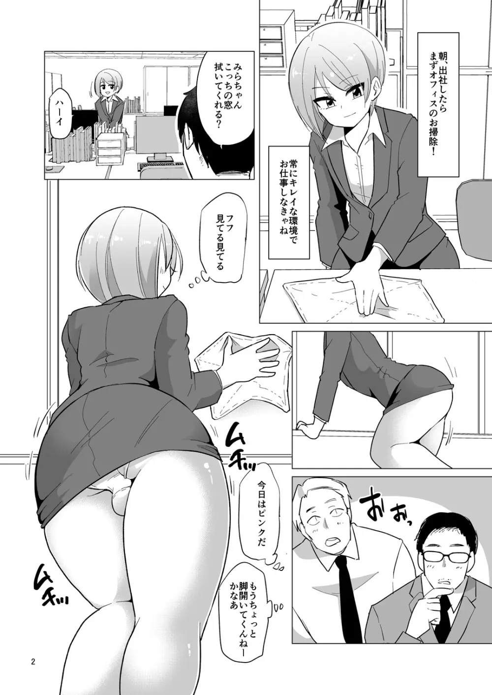 ドスケベ女装OLのお仕事 Page.3