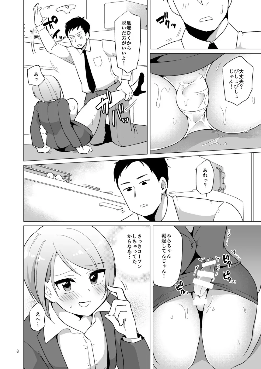 ドスケベ女装OLのお仕事 Page.9
