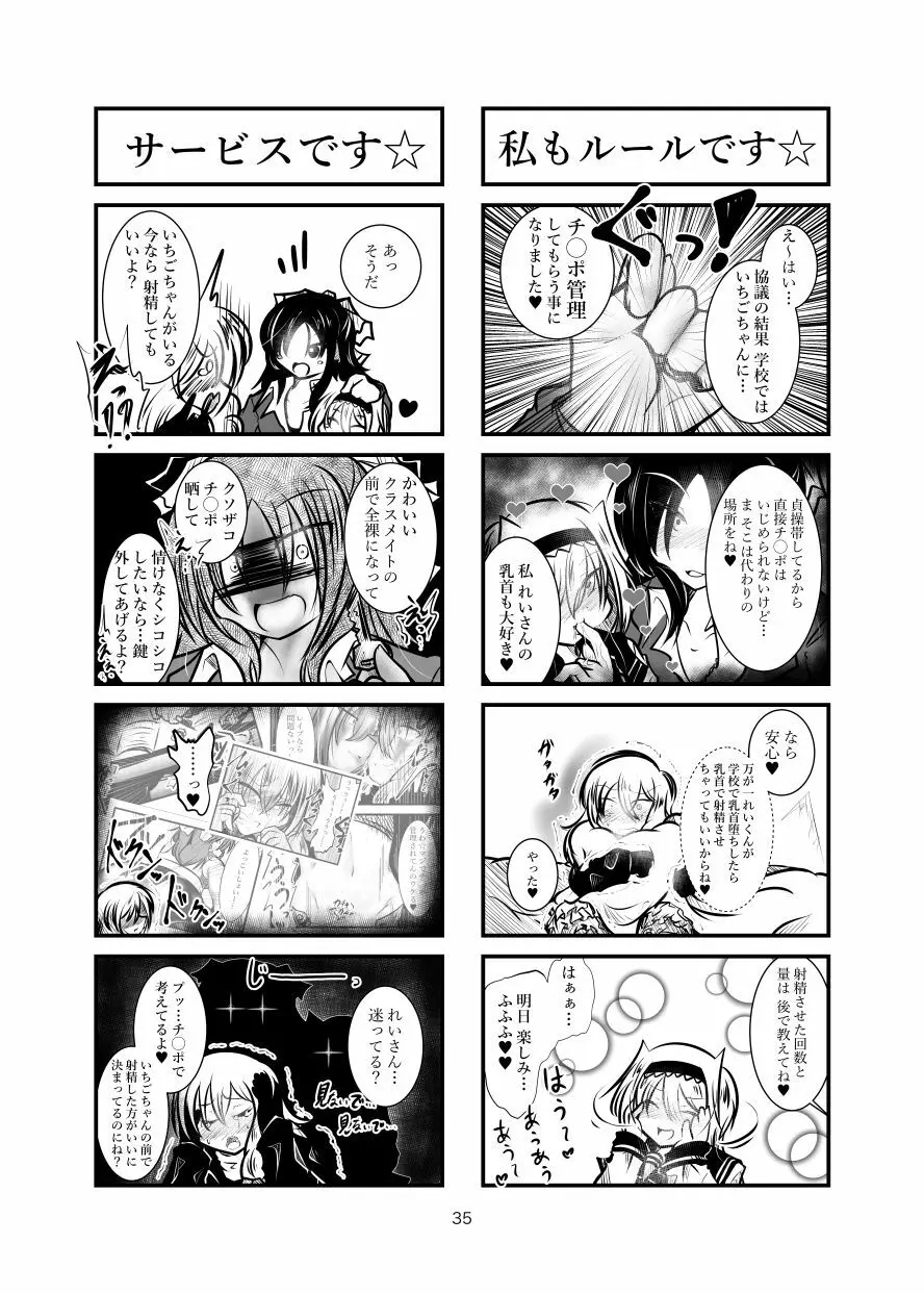 クッキー☆射精管理マンガ Vol.1 Page.34