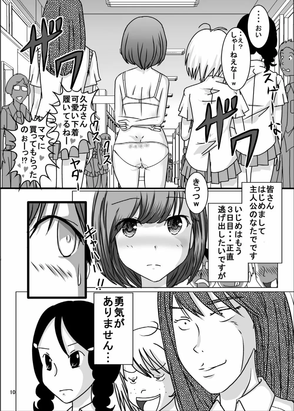 全裸いじめられっ子さんの日常 Page.9
