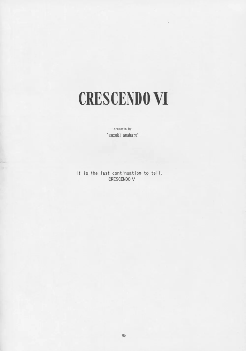CRESCENDO VI Page.15