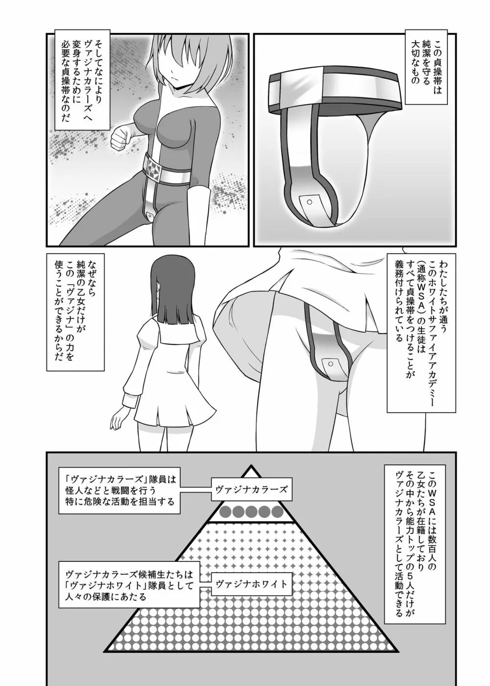 貞操戦隊ヴァジナカラーズ 第一話 Page.10