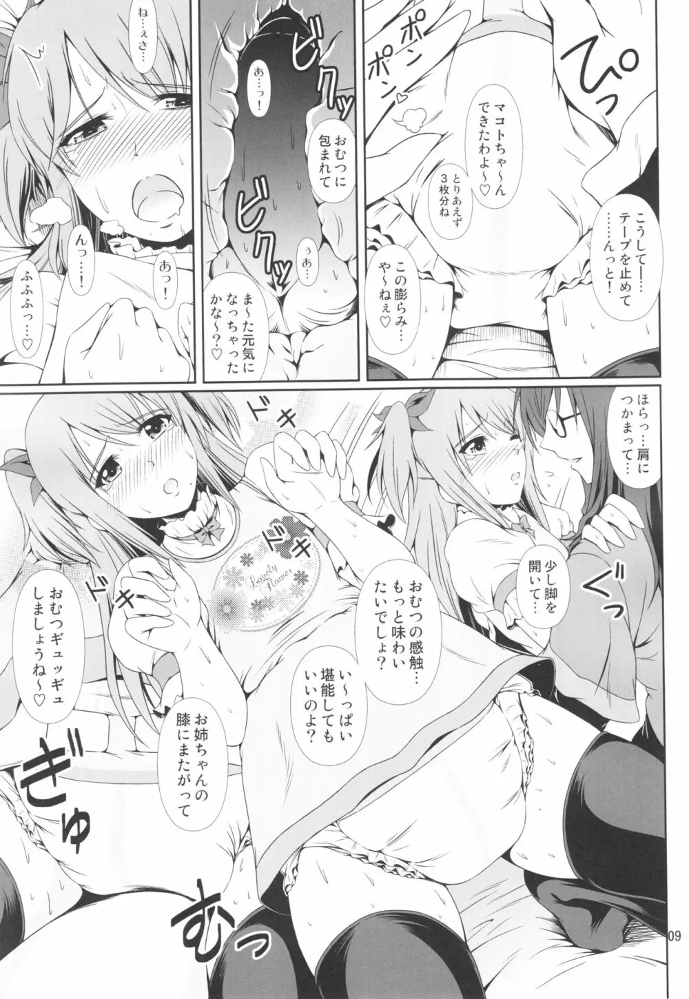 (COMIC1☆11) [Atelier Lunette (三国あつ子)] なりたいのぉ! Re--冬河家姉弟物語- Page.8