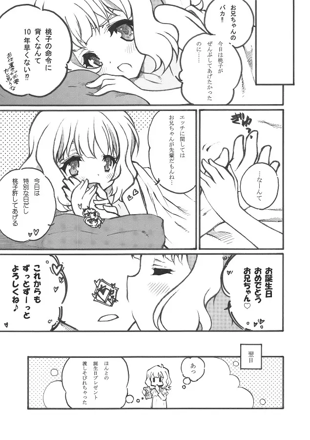 桃子からの誕生日プレゼント。 Page.13