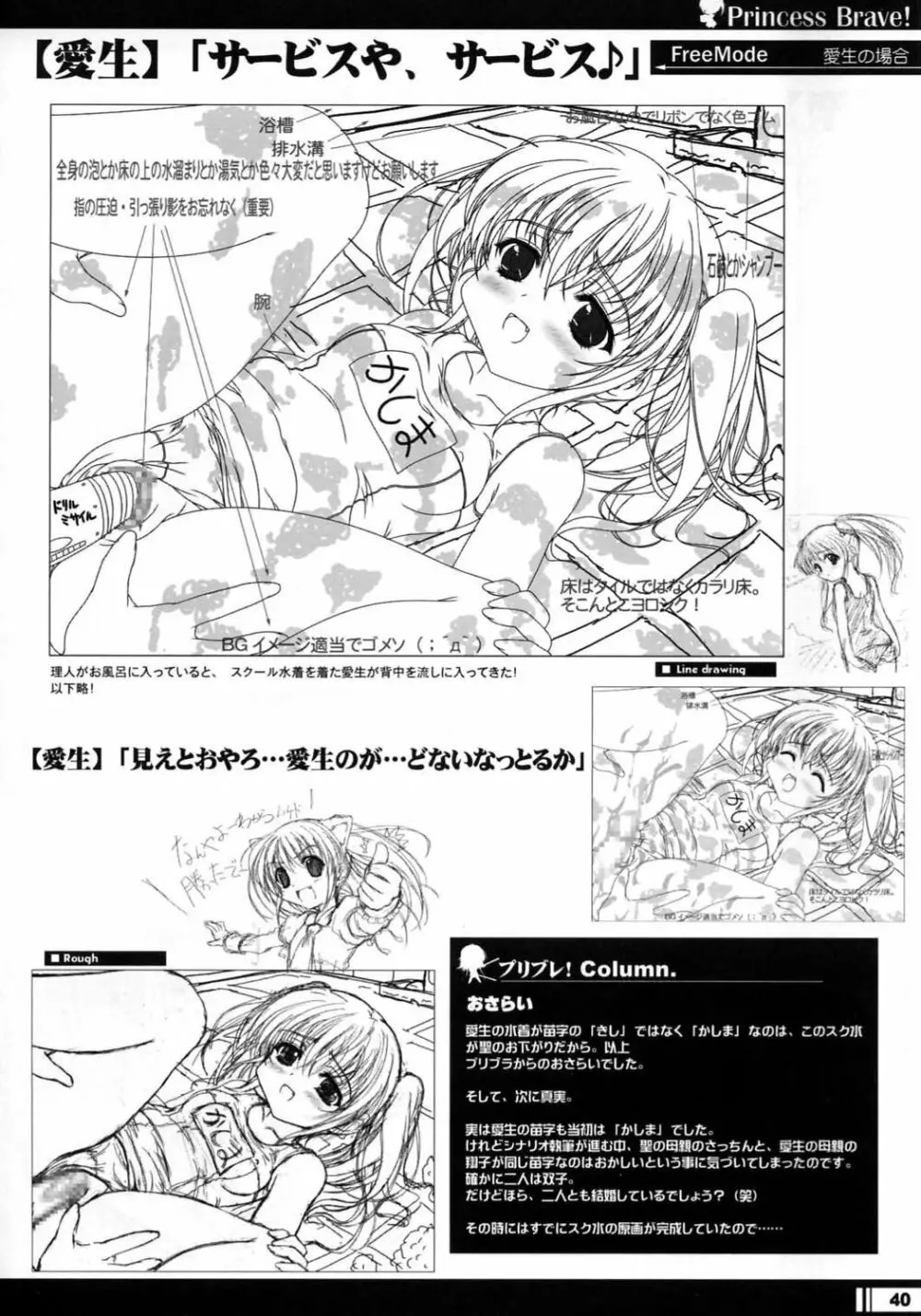 プリンセスブレイブ！雀卓の騎士 設定原画集 Page.39