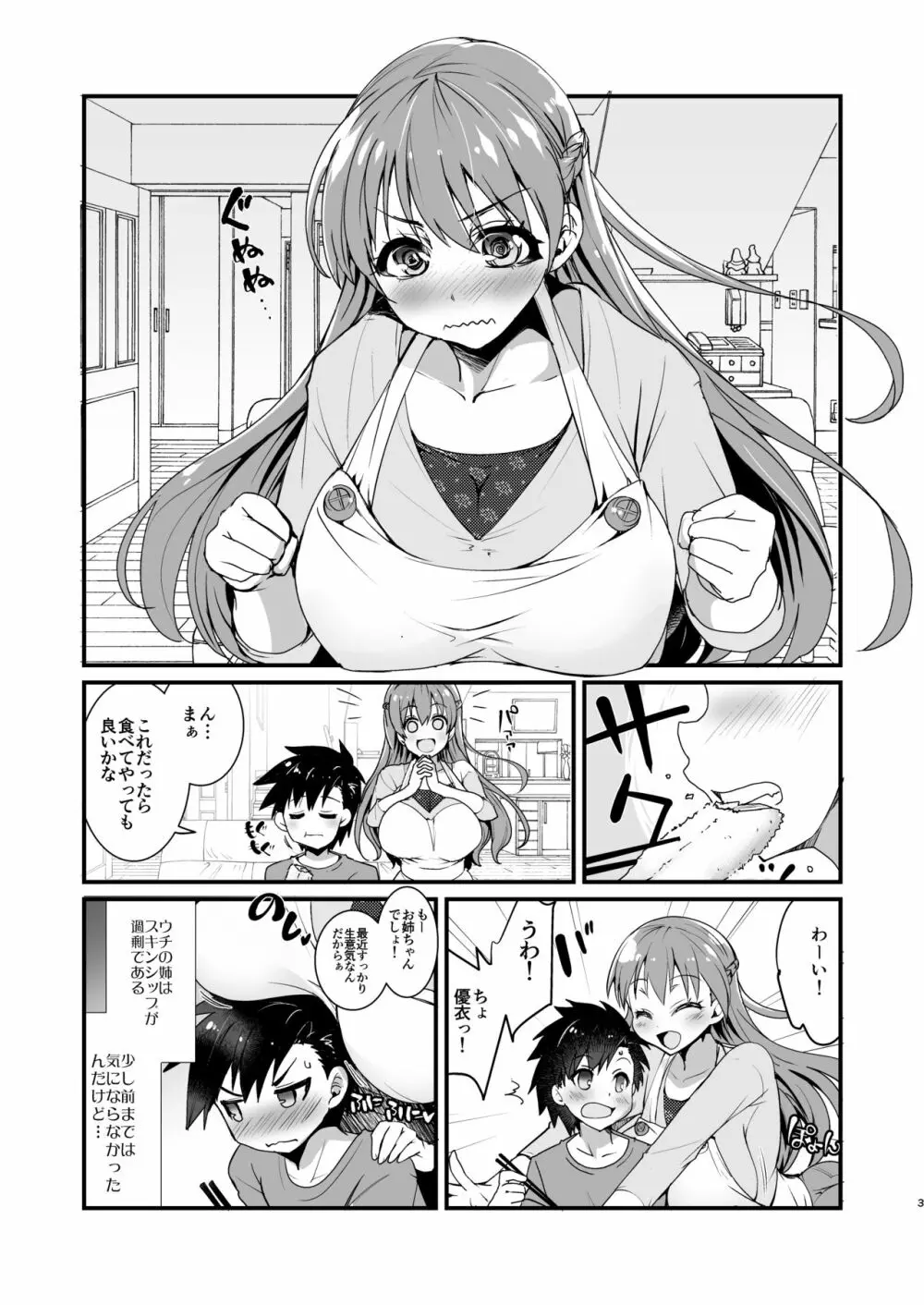 巨乳のお姉ちゃんは好きですか? DREI Page.3