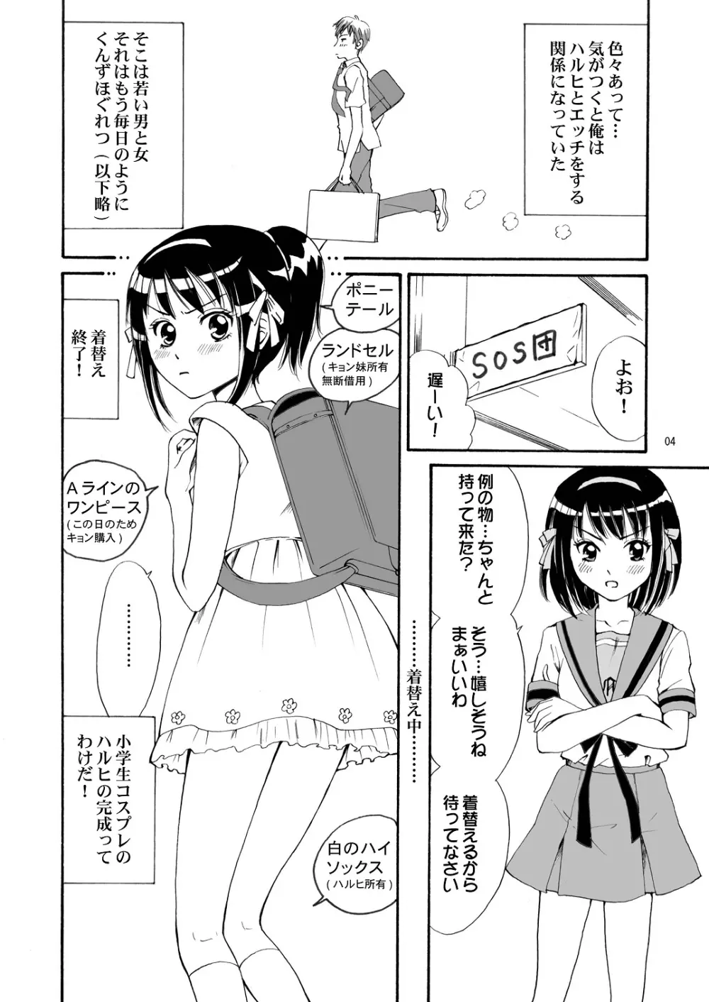 涼宮ハルヒさんの危険な愛体験 Page.5