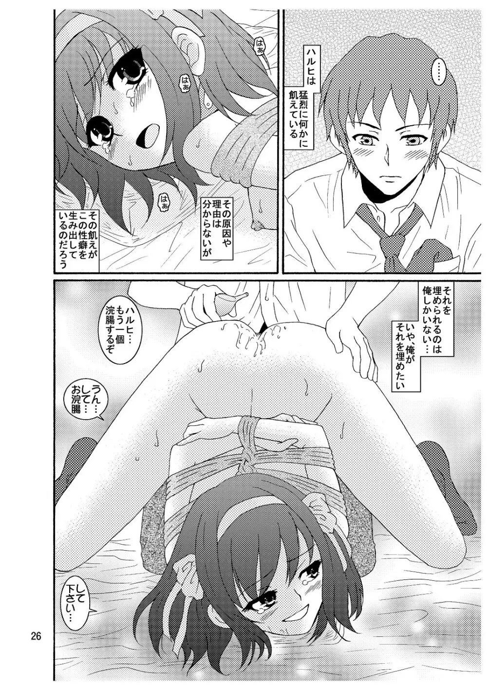 涼宮ハルヒさんの危険な愛体験3 Page.27