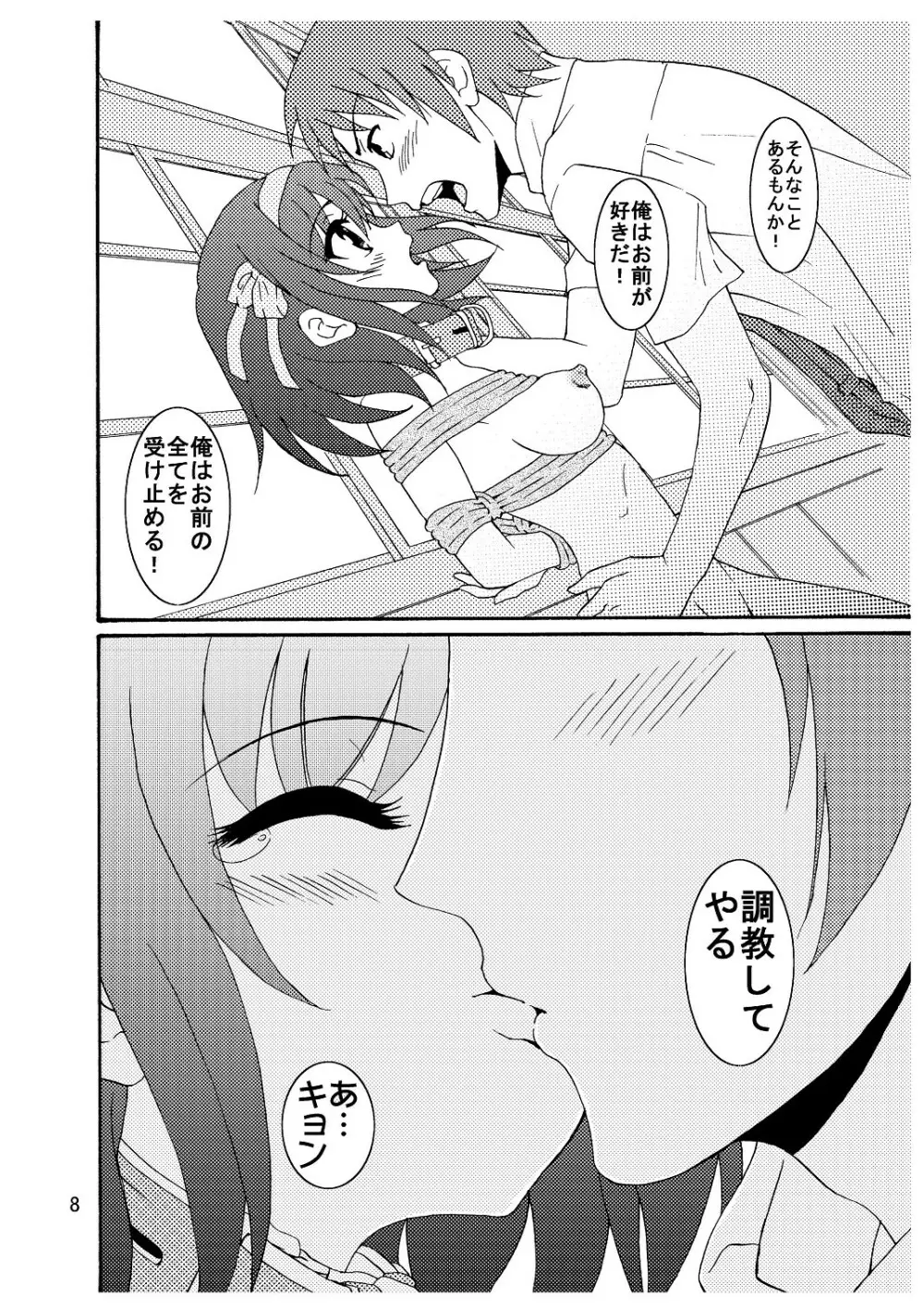 涼宮ハルヒさんの危険な愛体験3 Page.9