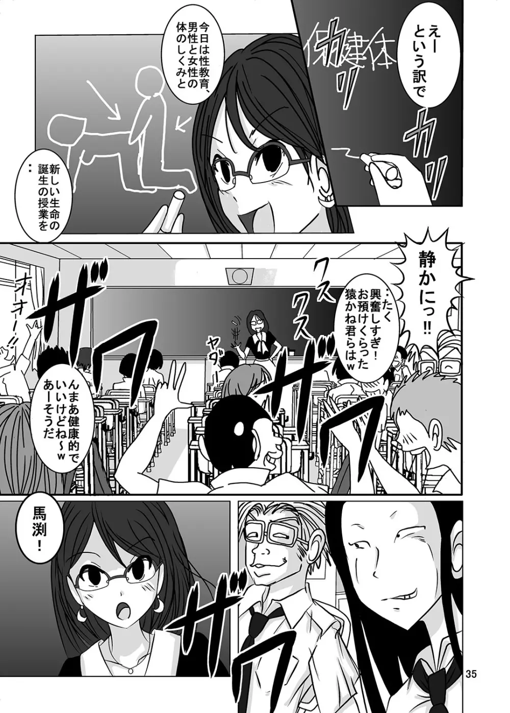 宿題忘れました子さんへの全裸教育 2 Page.34