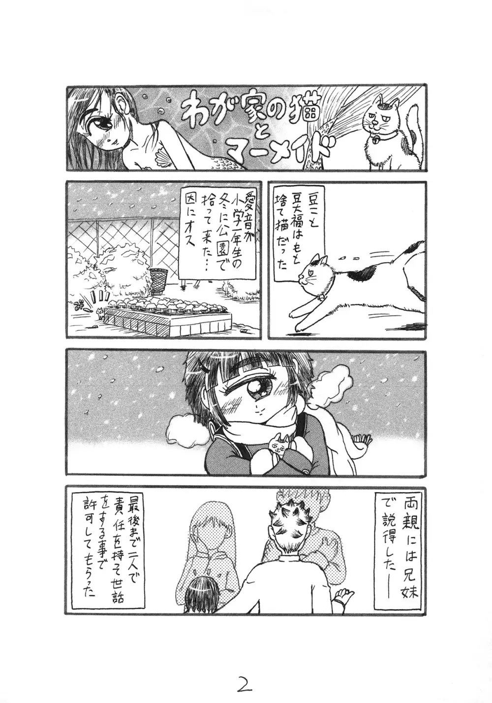 わが家の猫とマーメイド Page.2