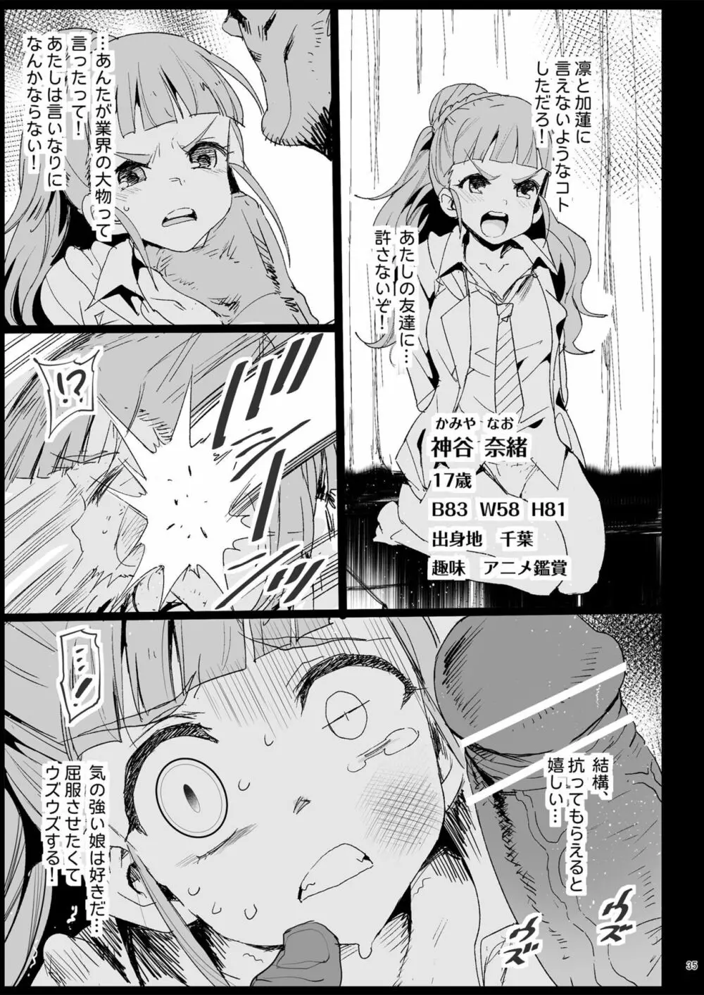鷺沢文香、堕ちる ～おっさんがアイドルと援交セックス～ Page.36