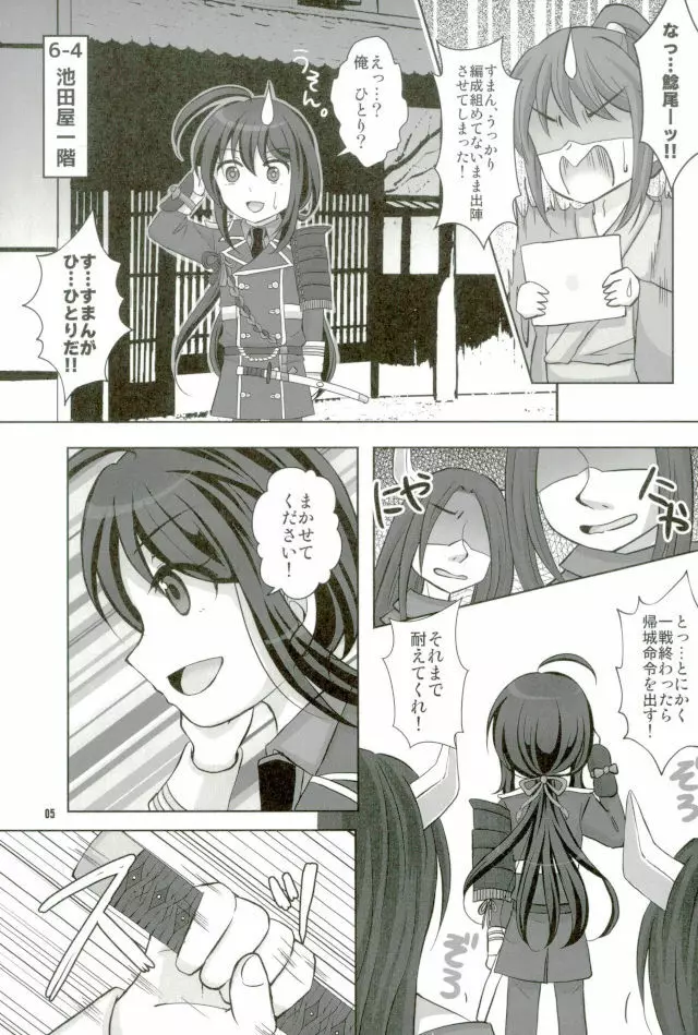 鯰尾藤四郎折大隊 Page.3