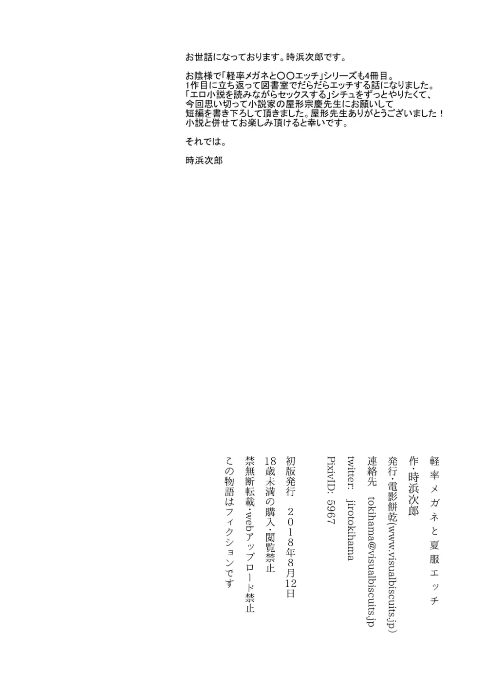 軽率メガネと夏服エッチ Page.24