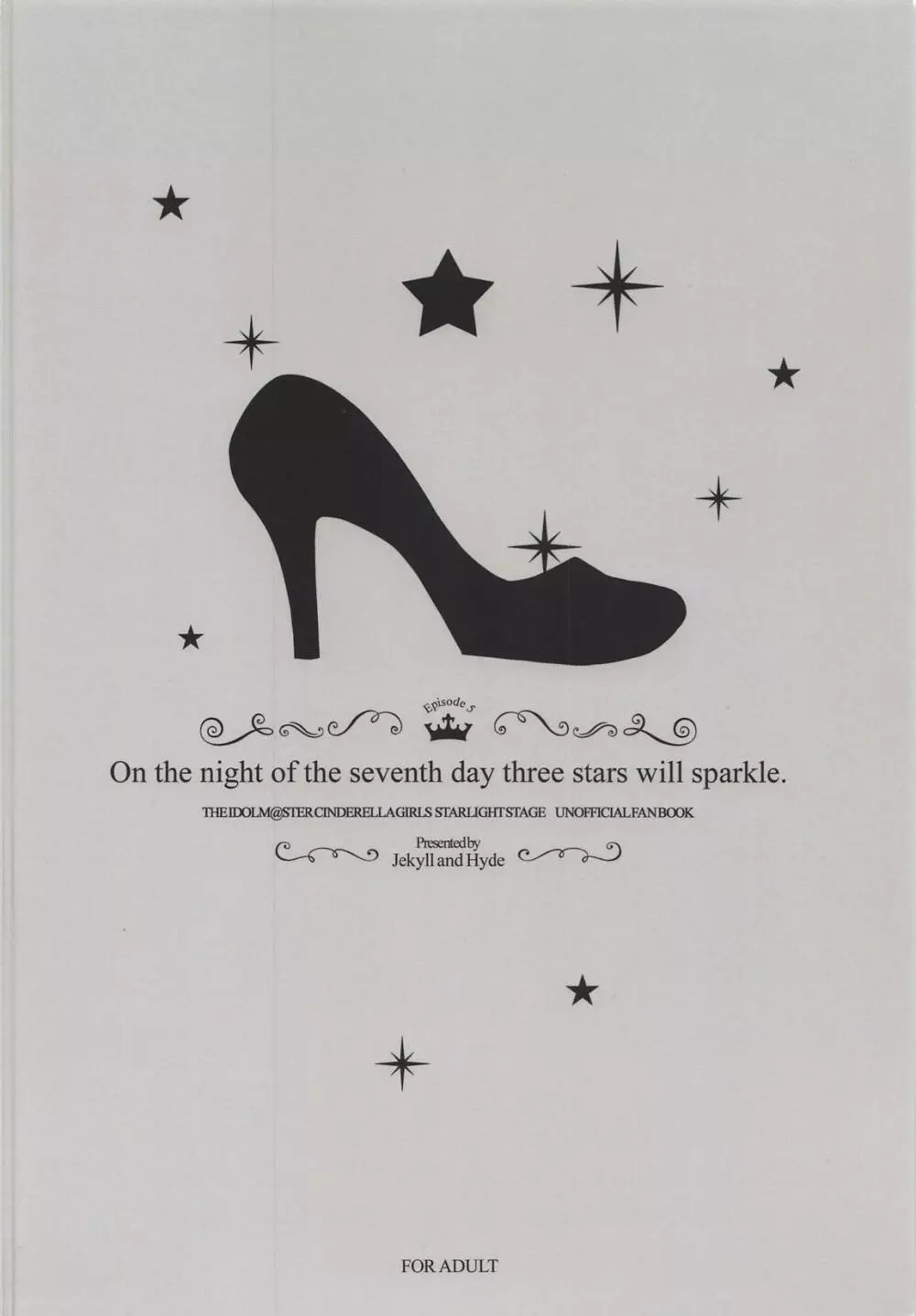 On the night of the seventh day three stars will sparkle. Page.22