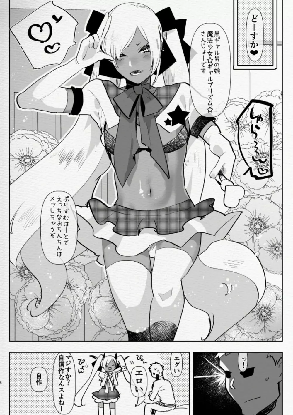 黒ギャル後輩男の娘デリヘル～逆アナルコース Page.8