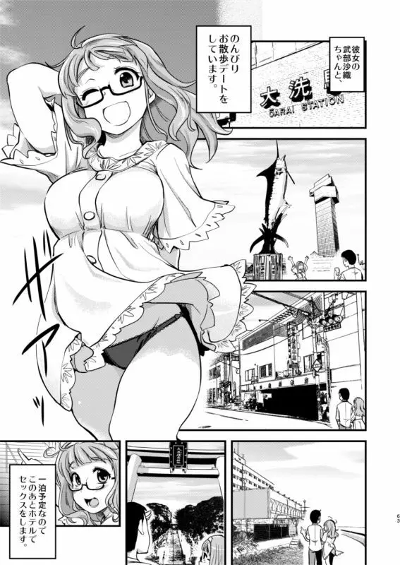 武部沙織ちゃんという彼女と大洗デートで一泊する話。 Page.2