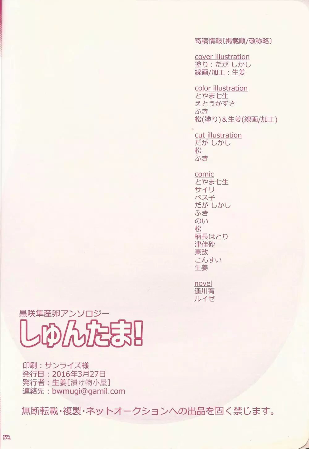 黒咲隼産卵アンソロジー しゅんたま! Page.106