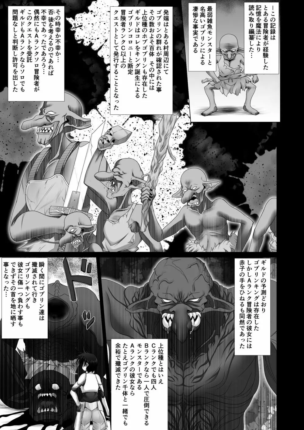 冒険者ギルド認定危険度特Sランクモンスター報告書 淫紋ゴブリン Page.3