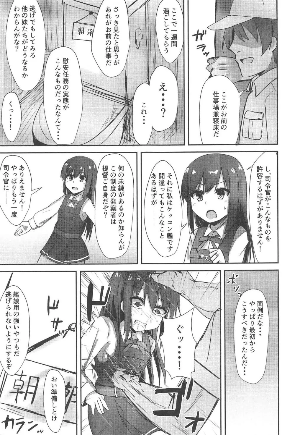 朝潮ちゃんの性処理週間 Page.6