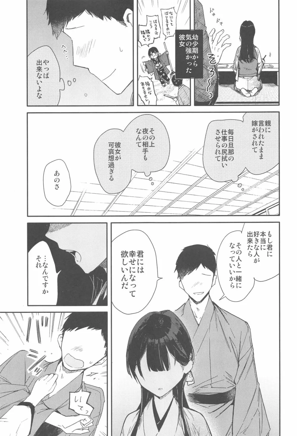 キツめな着物新妻と京言葉えっち Page.6