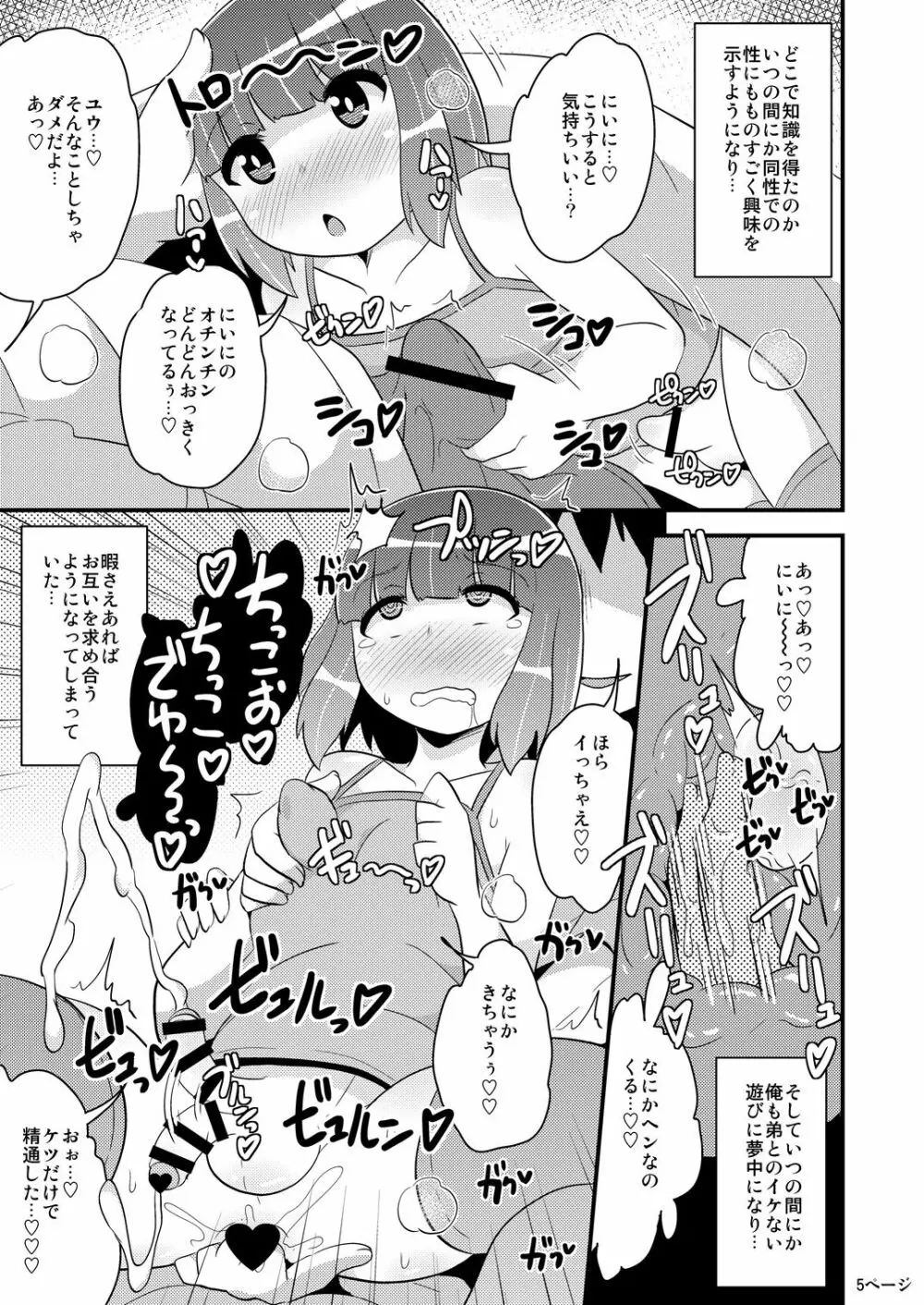 チンズリーナの描く気持ち悪い兄弟 Page.5