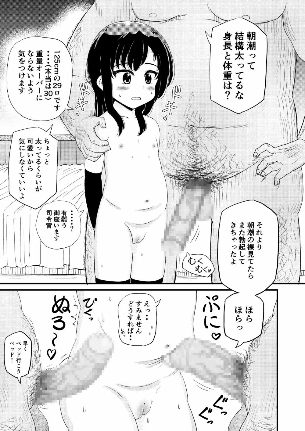 朝潮とぺろぺろいちゃラブちゅっちゅする本 Page.8