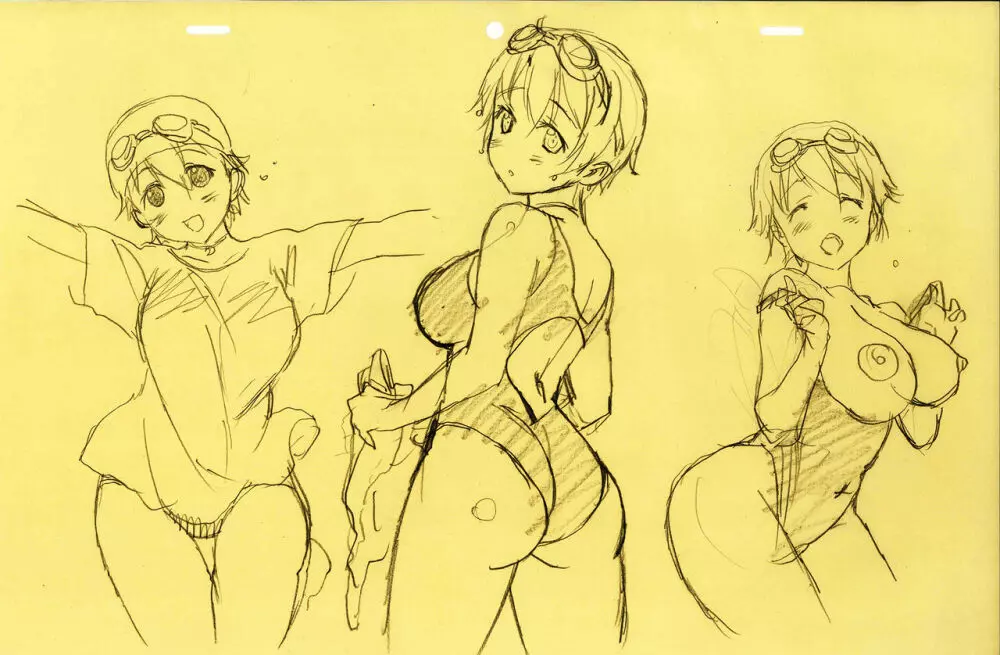 Misaki and Mika Sensei Sketchbook Page.34
