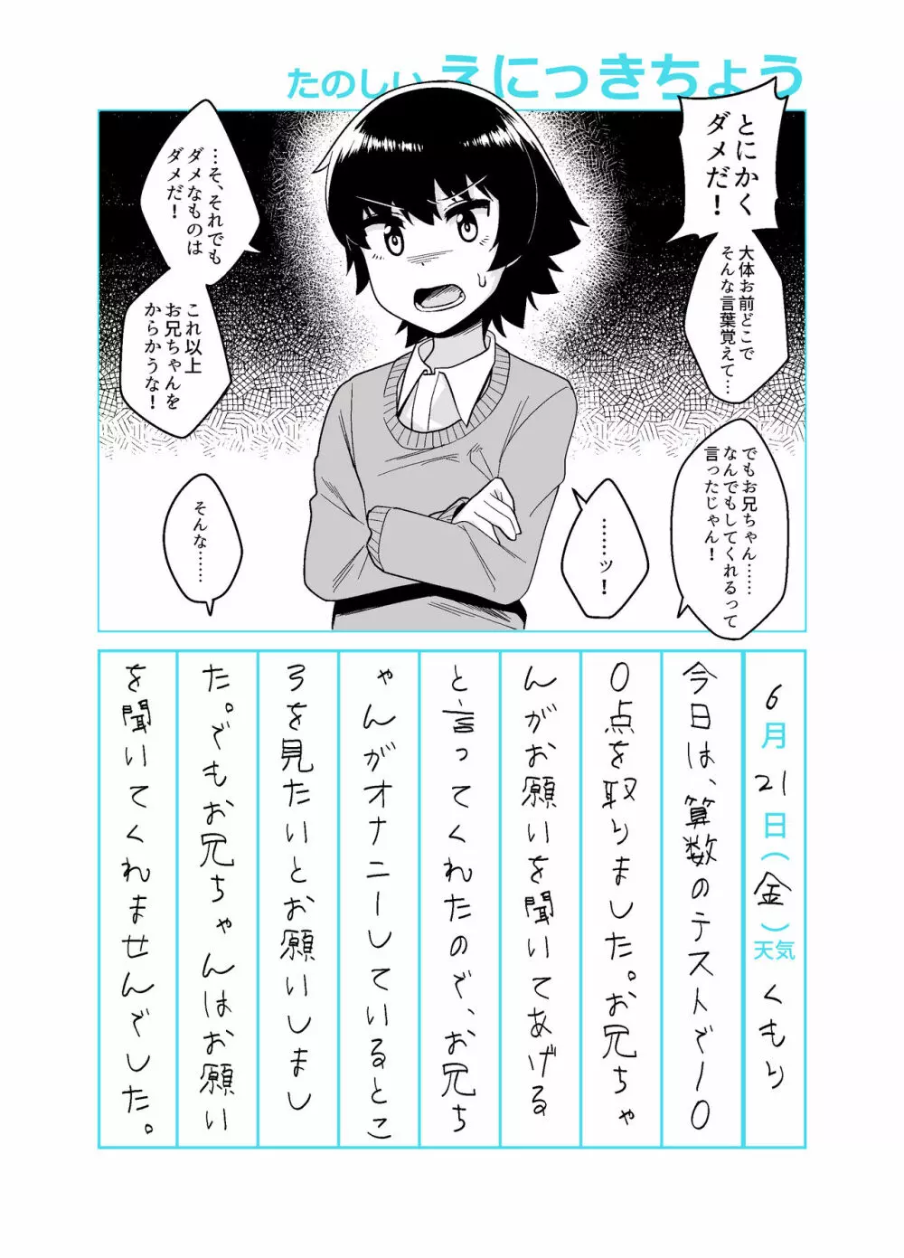 お兄ちゃん調教日記 Page.21