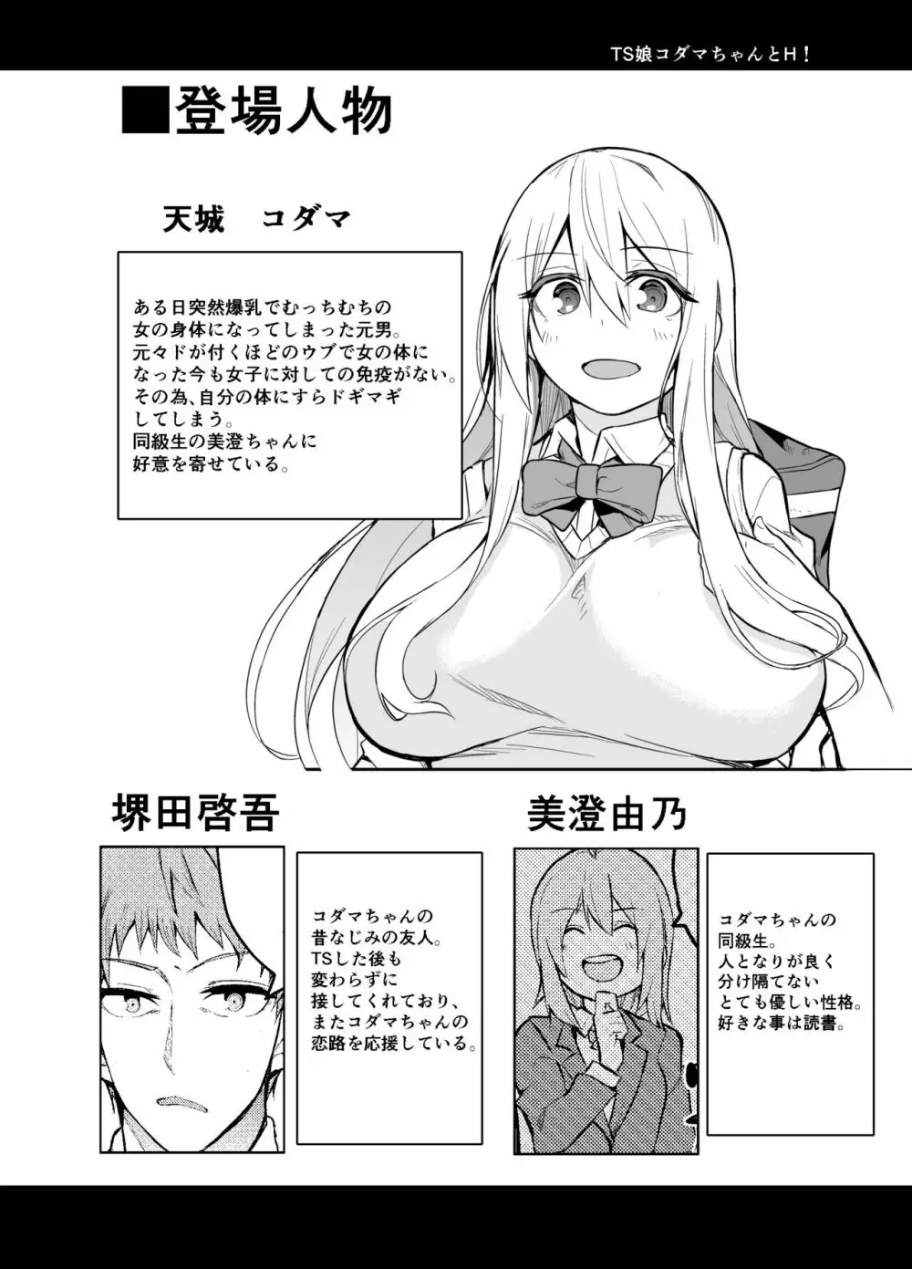 TS娘コダマちゃんとH! Page.3
