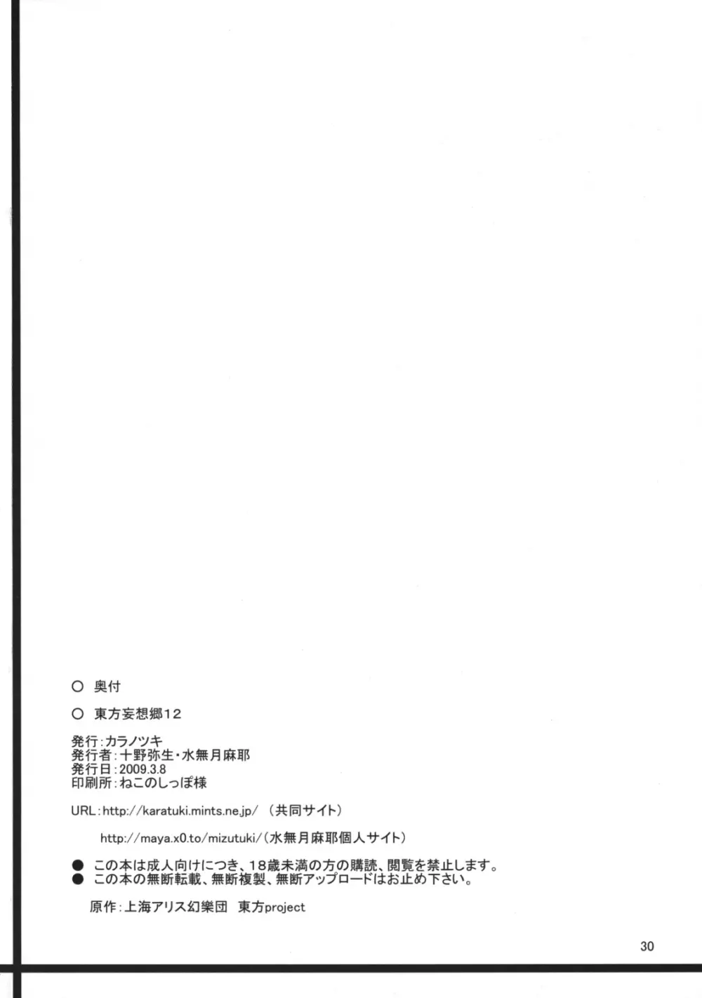 東方妄想郷 12 Page.29