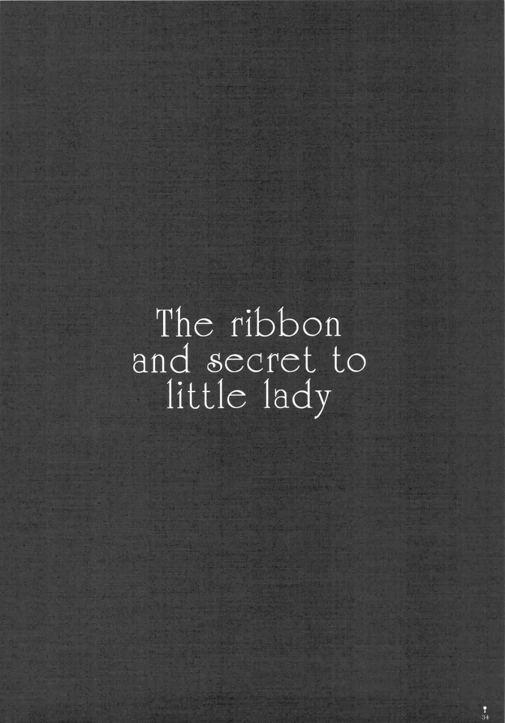 The ribbon and secret to little lady Page.36