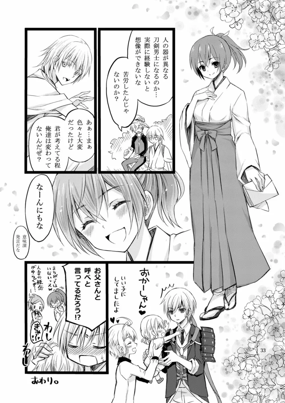 霊力バグしたふたなり女審神者の所為で刀剣女士になりました【前後編セット】 Page.57