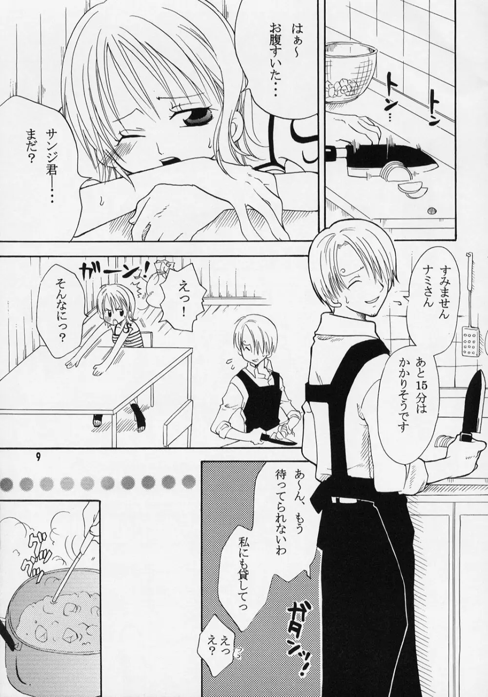 ナミちゃんと一晩中 Page.8