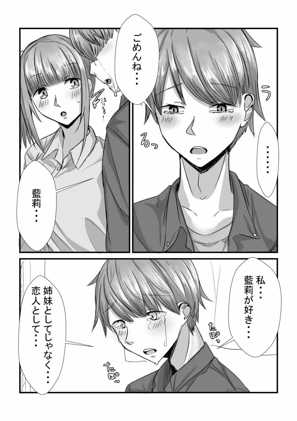 姉妹が仲良しから両想いになる話 Page.28