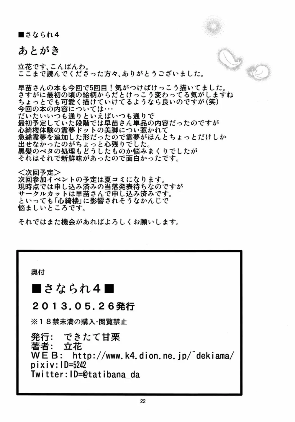 さなられ4 Page.22