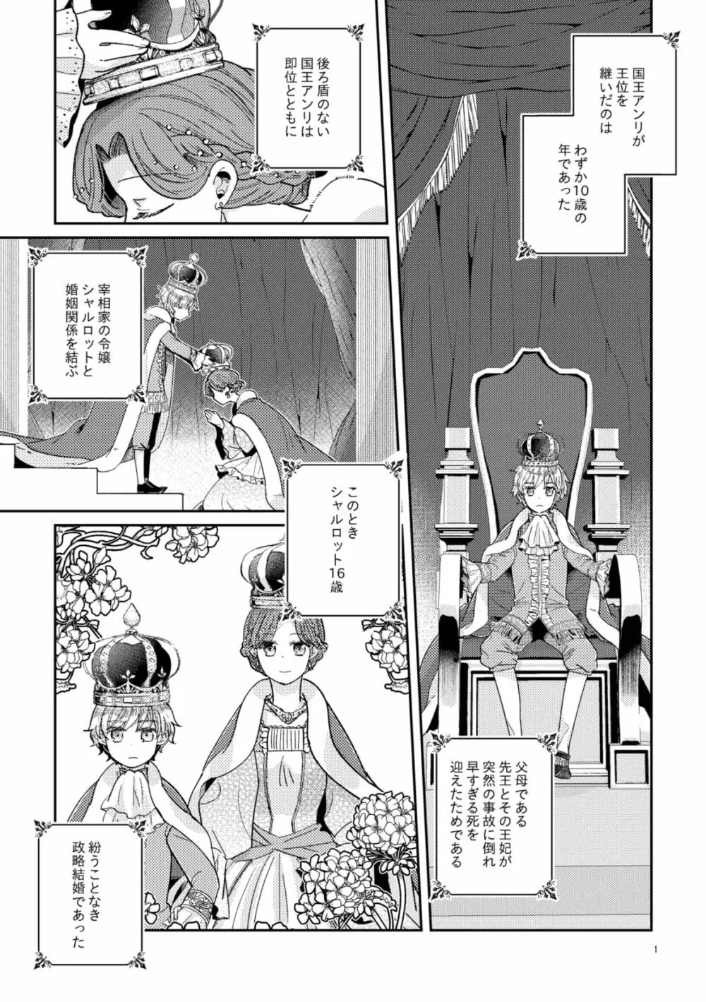 少年王と年上王妃 Page.3