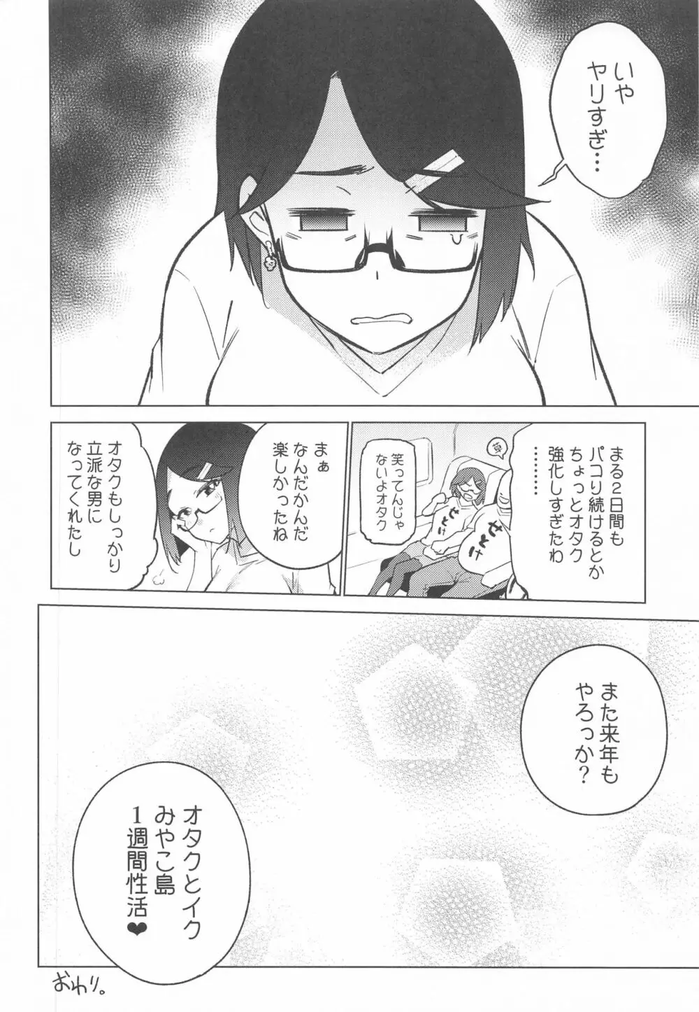 オタクとイクみやこ島1週間性活 Page.30