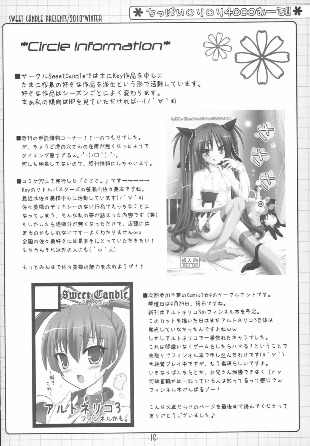 ちっぱいロリロリ4000おーる!! Page.15