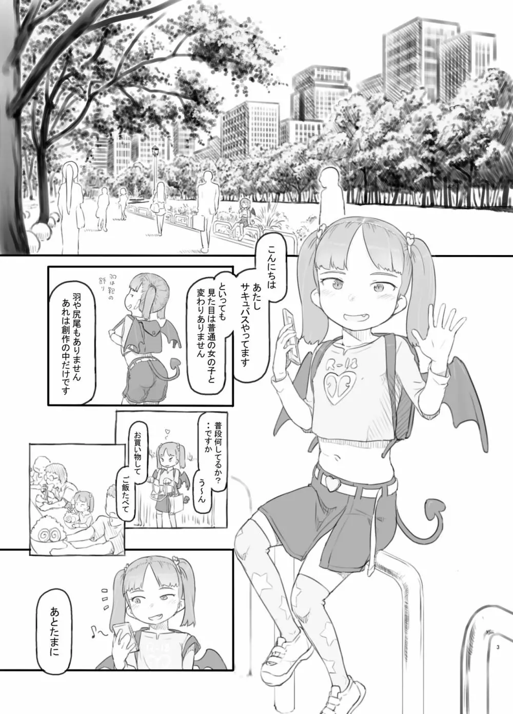 メス○○サキュバスをわからせる Page.3