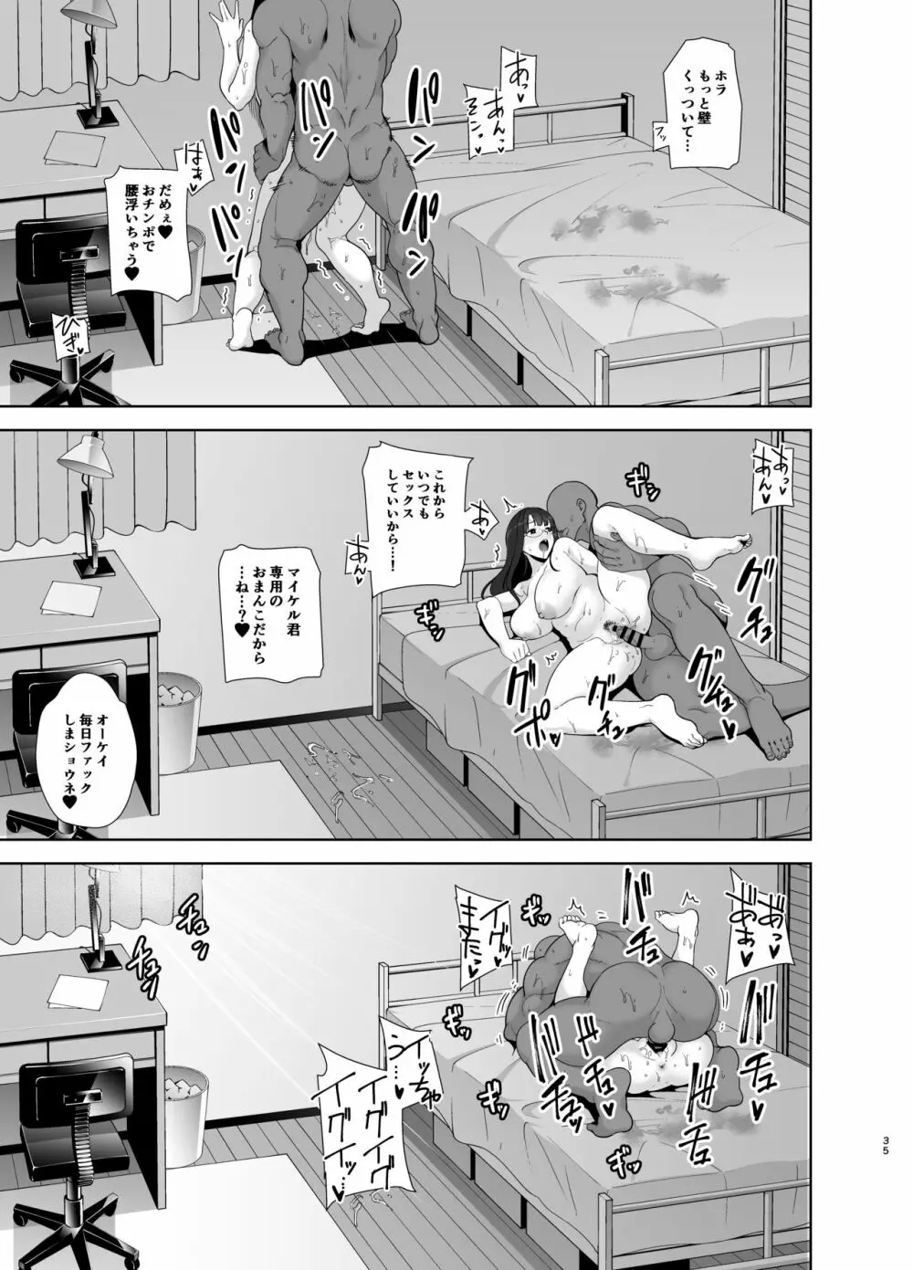 ワイルド式日本人妻の寝取り方 其ノ一 Page.34