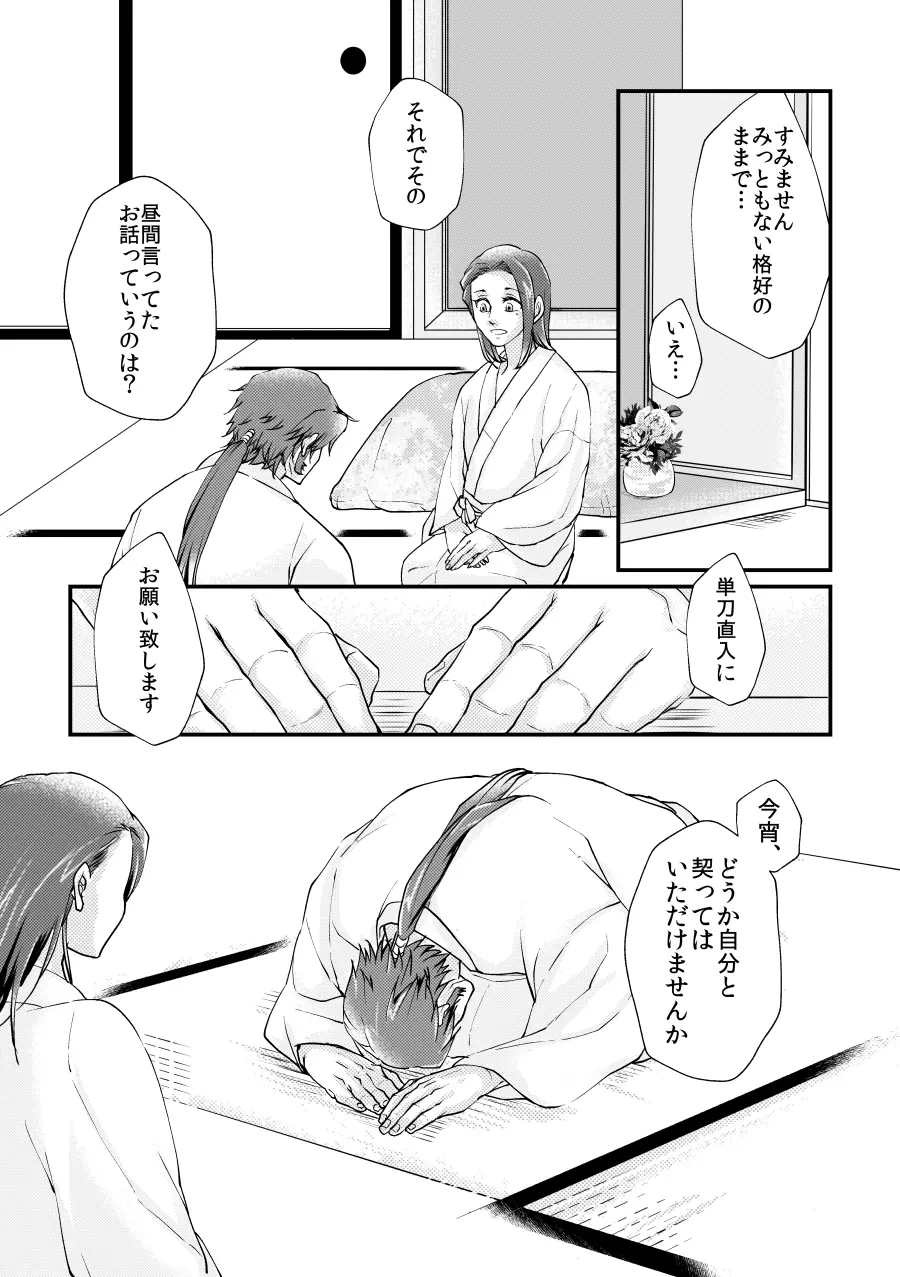 【web再録】甘やかに夜は更け【とんさに】 Page.11
