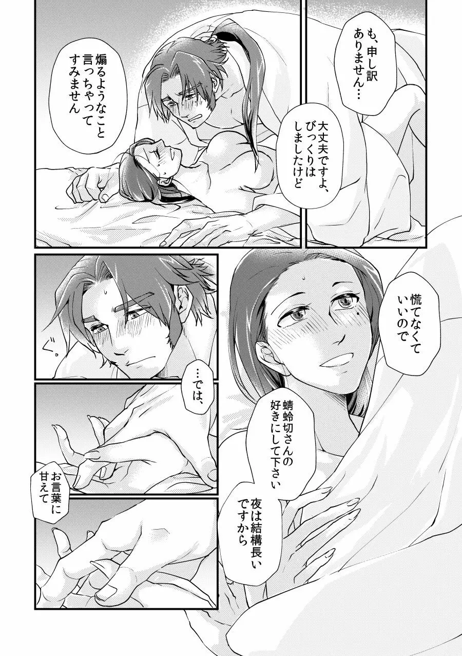 【web再録】甘やかに夜は更け【とんさに】 Page.17