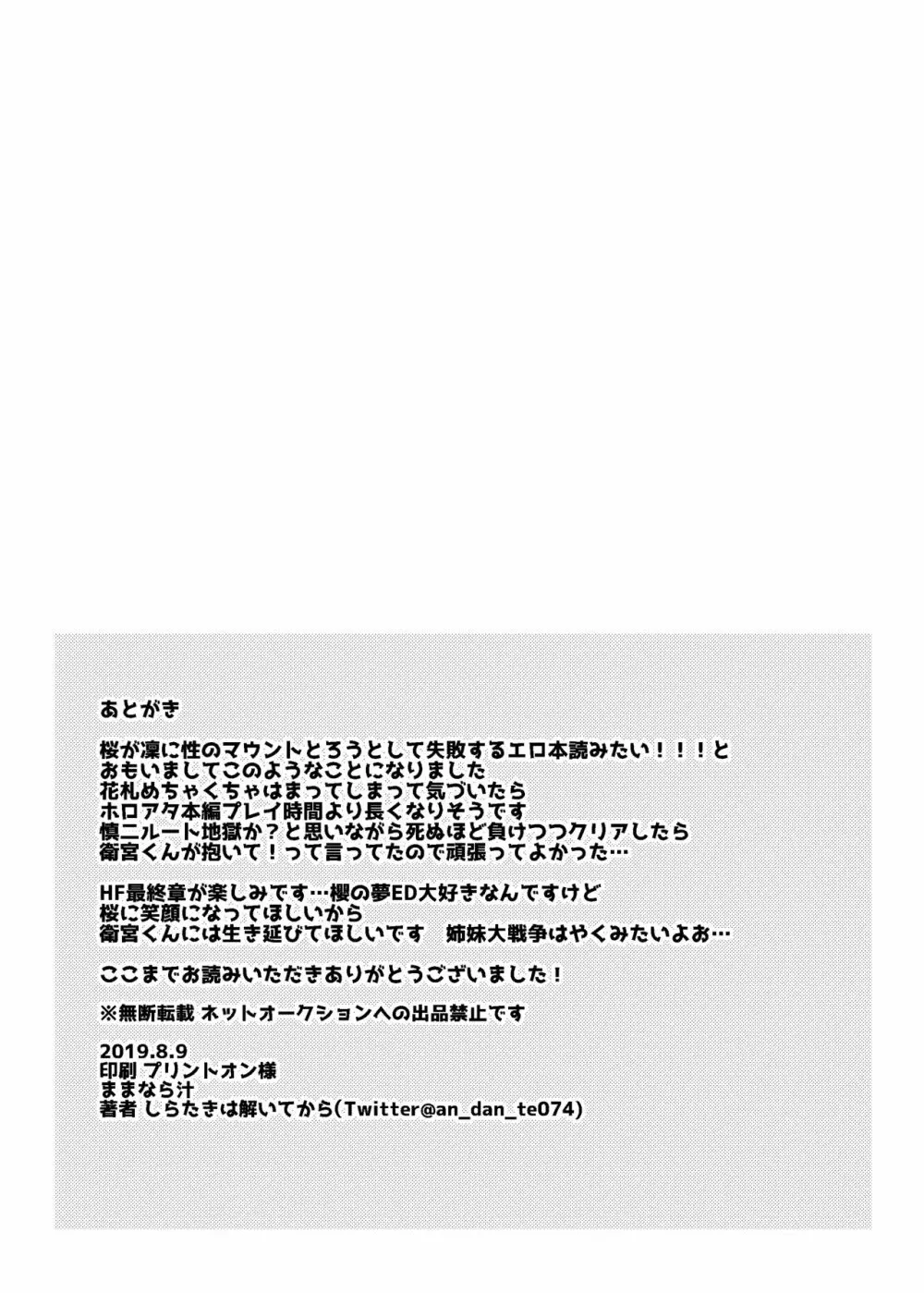 遠坂姉妹のアツい夏 Page.18
