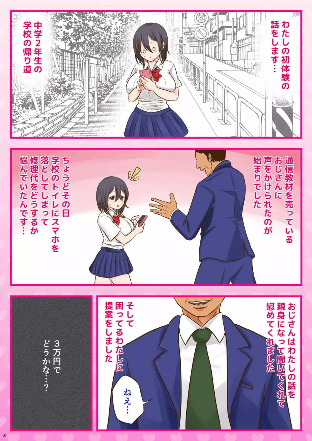 10000回ヤったらビッチ卒業するJK Page.8