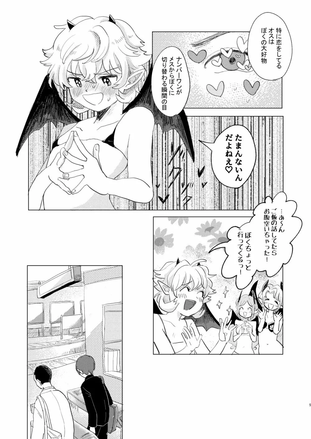 サキュバス♂と不器用なフタリ Page.5