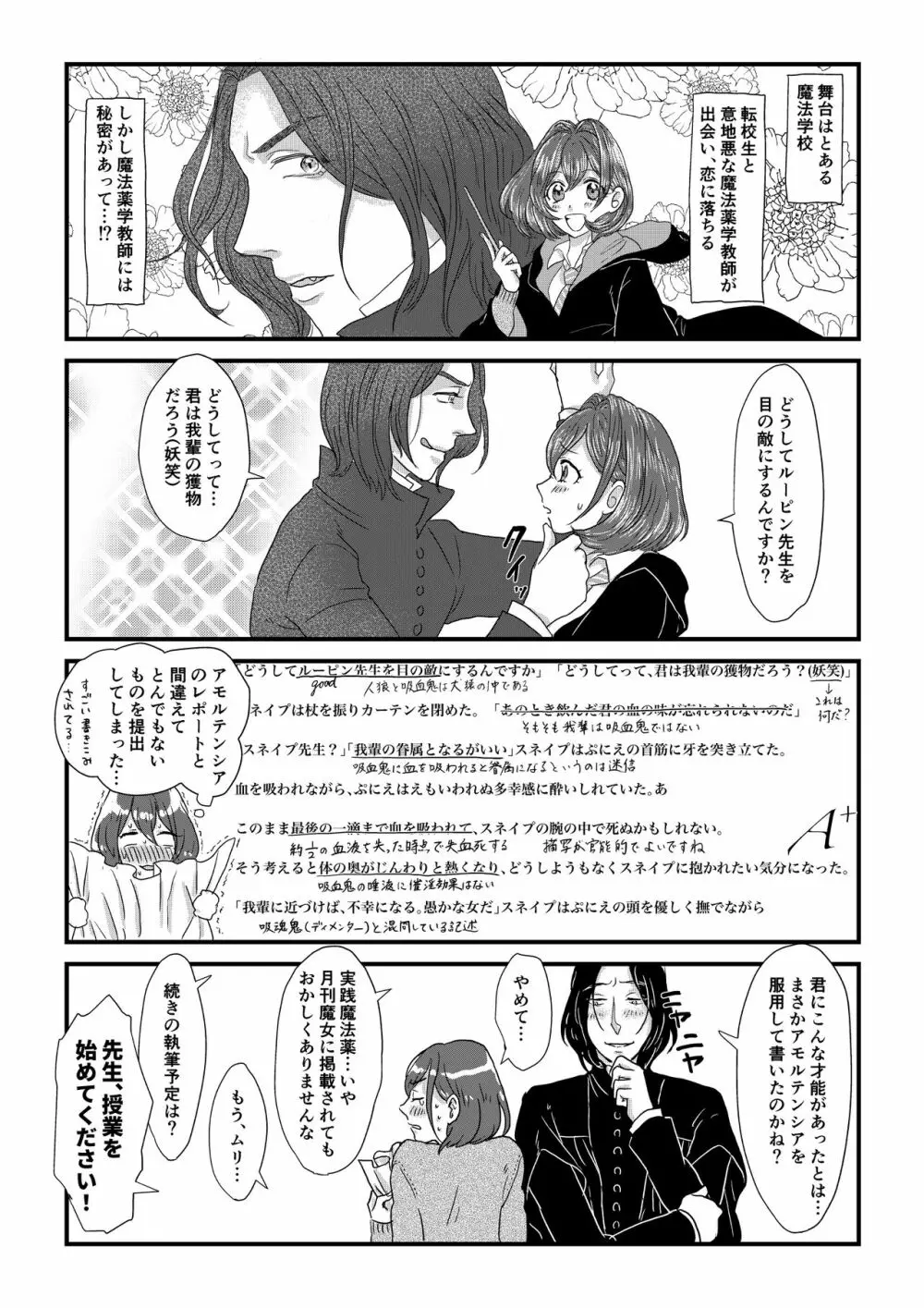 スネイプ先生×ハッフルパフ編入生 Page.38