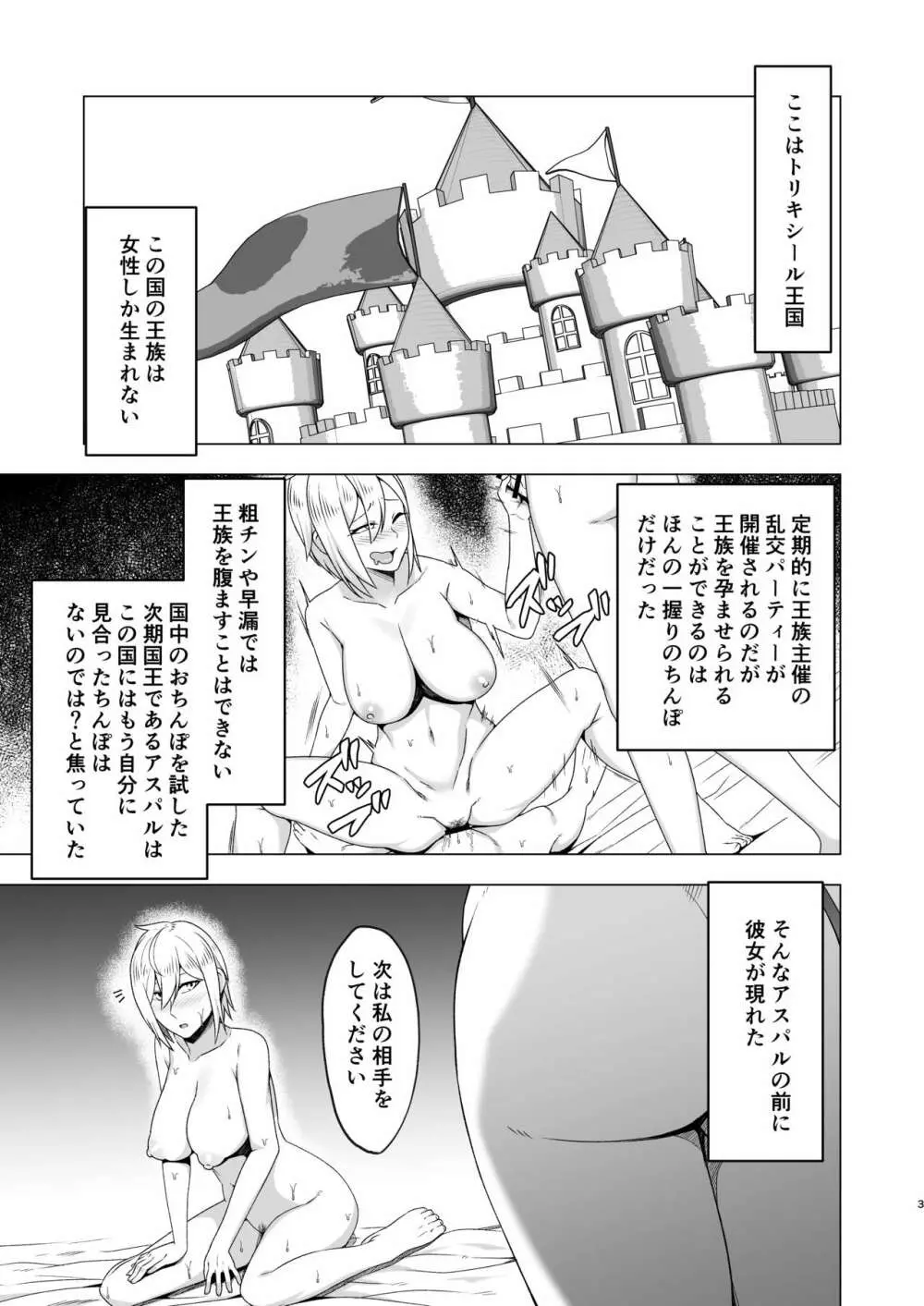 チンデレラ～ふたなりちんぽを求めて～ Page.2