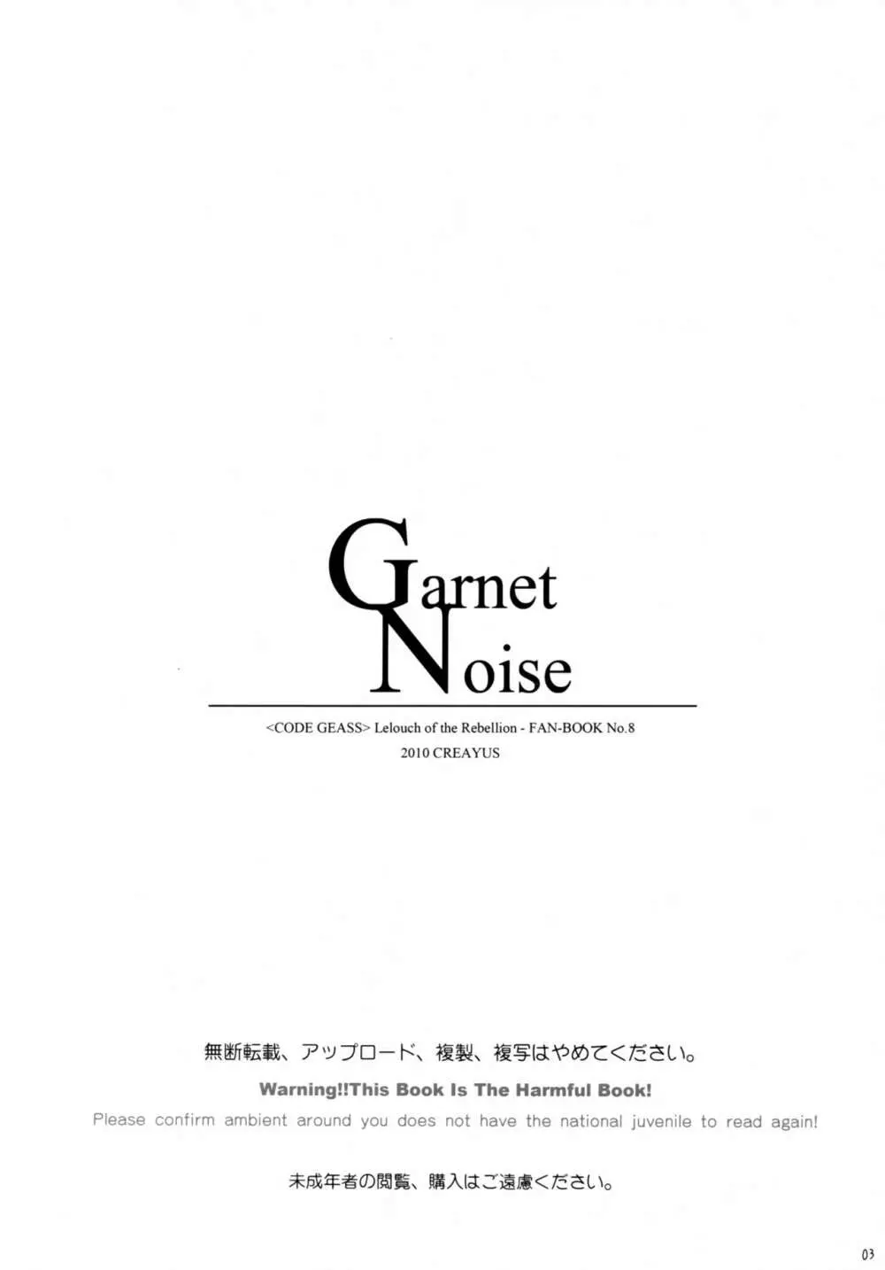 Garnet Noise Page.3
