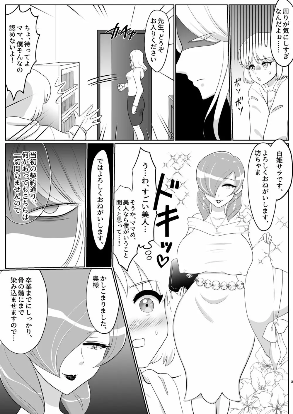 フタナリ美人がアホ美少年をおしおき逆・レイプ Page.3